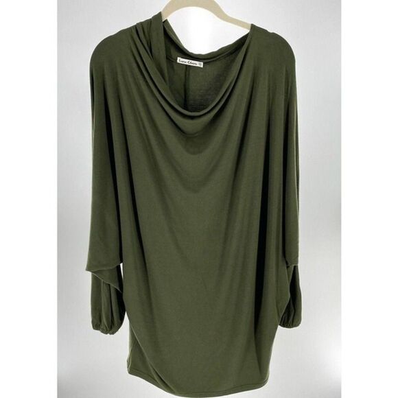Luna Claire Green Dolman Sleeve Dress - Picture 1 of 6